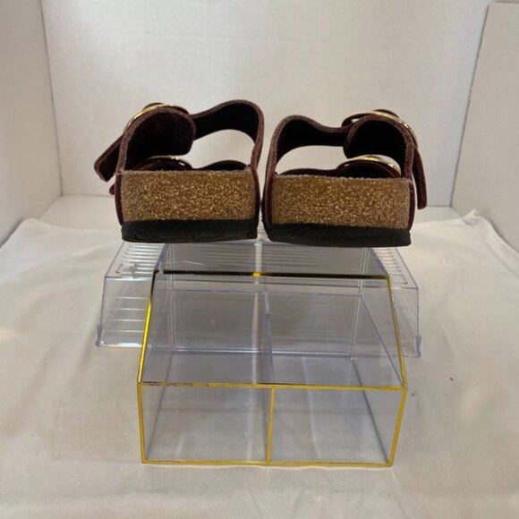 Birkenstock Arizona Soft Footbed Nubuck Leather Sandals Zinfandel Women’s 36 - Picture 8 of 13